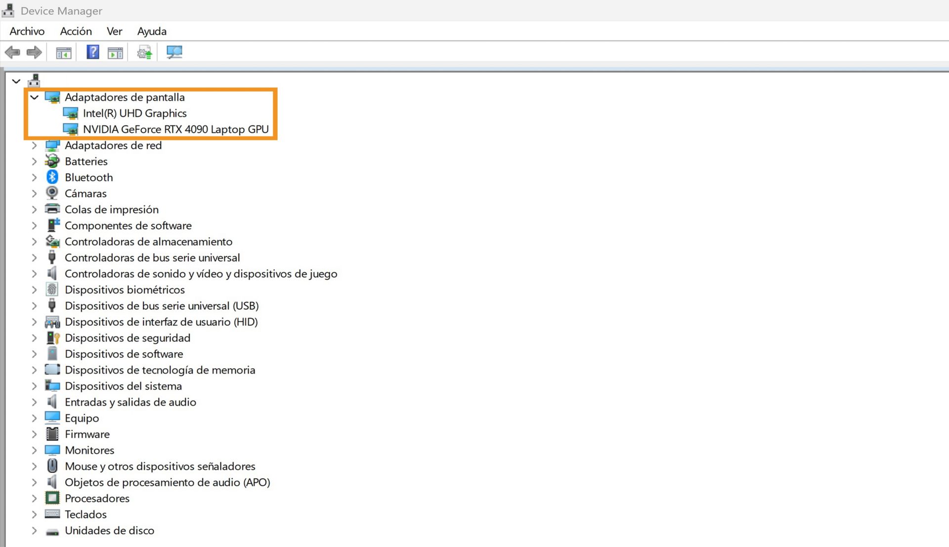Adaptadores de pantalla