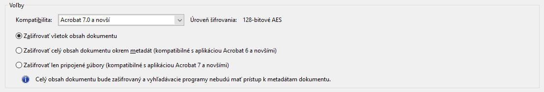 Voľby Kompatibilita PDF