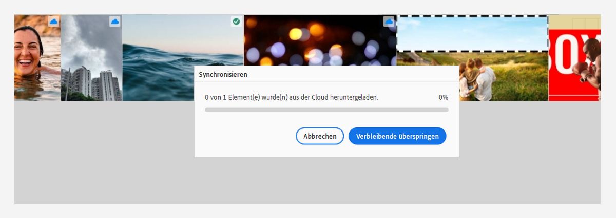 Lade Mediendateien einfach aus der Cloud herunter.