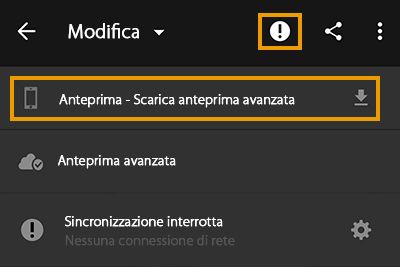 Download di un’anteprima intelligente