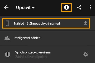 Stažení inteligentního náhledu