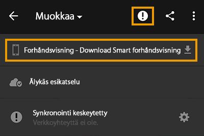 Download af en smart forhåndsvisning