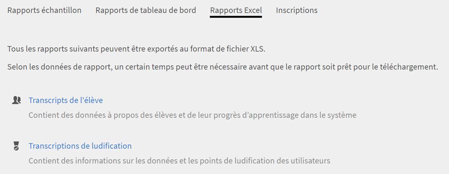 Télécharger les relevés de notes de ludification