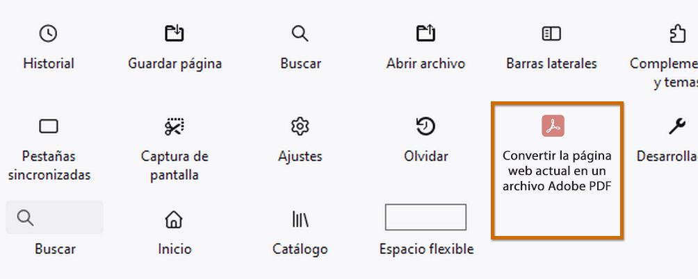 Arrastre y suelte la extensión de Acrobat desde el panel de la izquierda al panel derecho