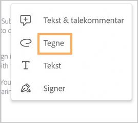 tegne-kontekst-meny-tom