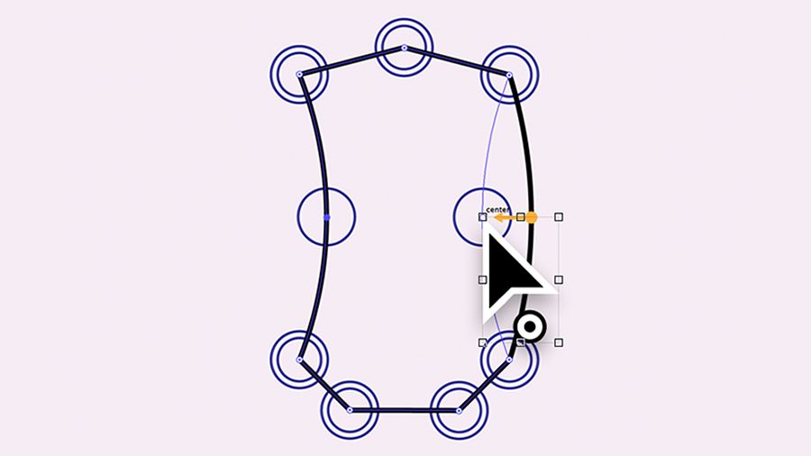 استخدام أداة Curvature لضبط المنحنيات