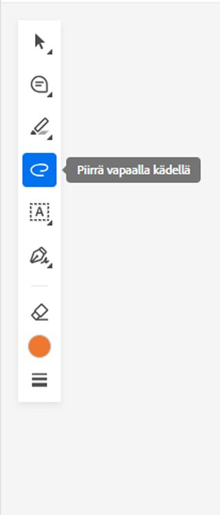 Piirrä vapaalla kädellä