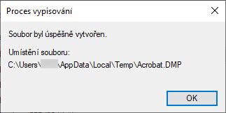 Proces vytváření výpisů