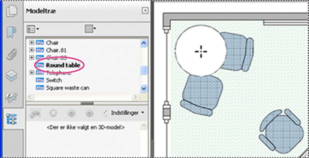Værktøjet Objektdata i Acrobat