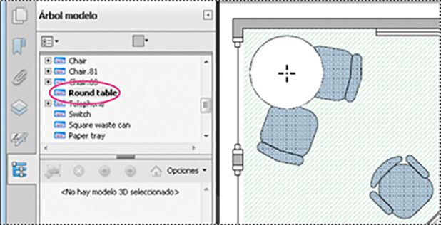 Herramienta Datos de objeto en Acrobat