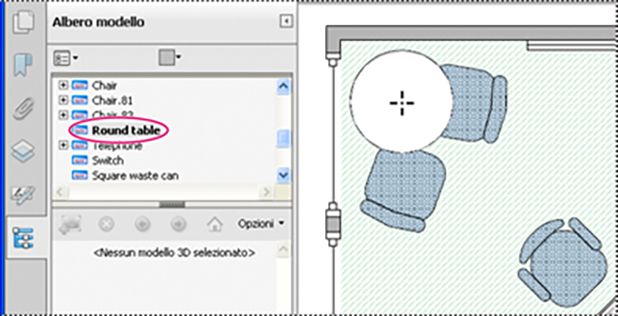 Strumento Dati oggetto in Acrobat