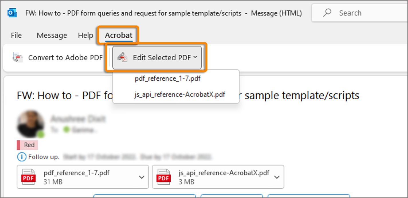 Muokkaa valittua PDF-tiedostoa