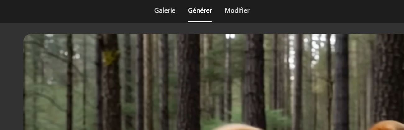 L’onglet Générer est mis en évidence pour que vous puissiez apporter d’autres modifications à la vidéo générée.