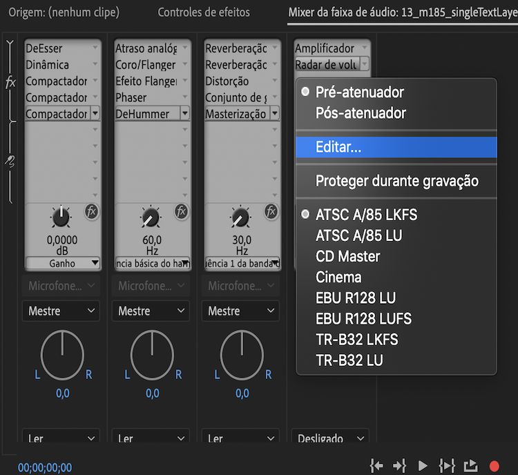 Edição do Radar de volume