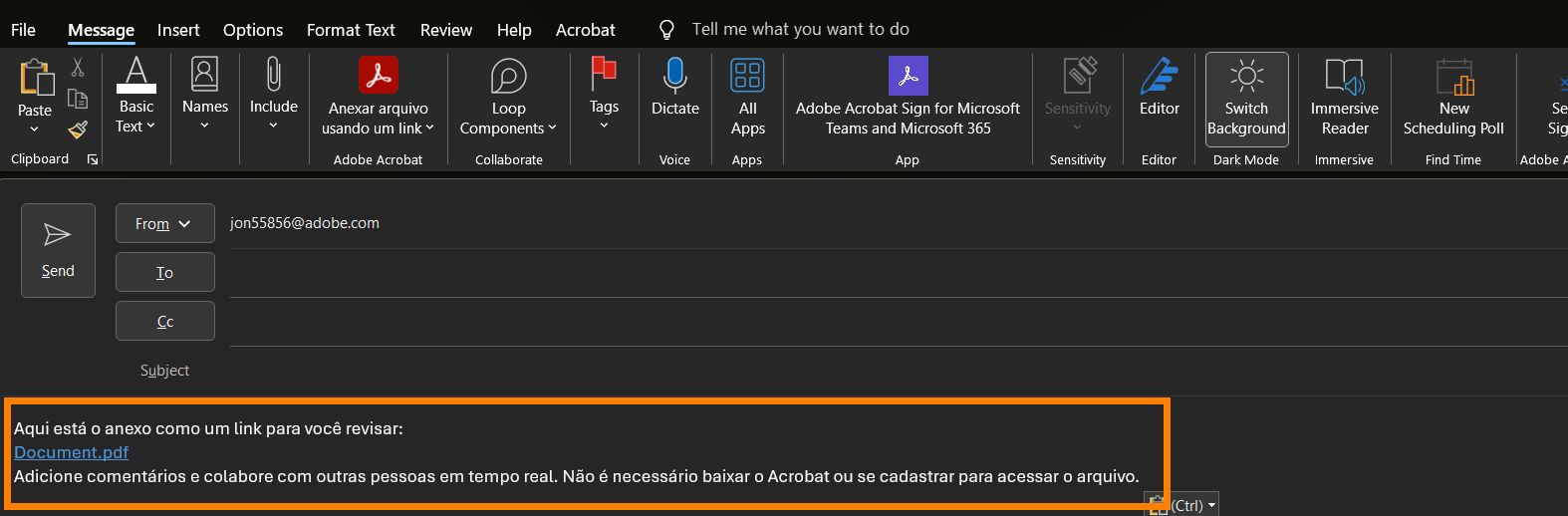 Link para os arquivos anexados