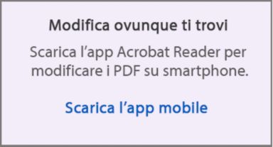 Modifica in movimento con l’app per dispositivi mobili