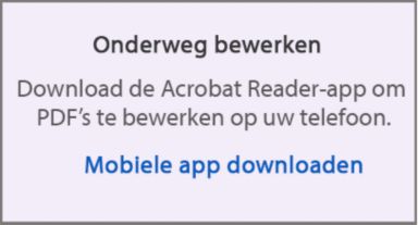 Rediger når du er på farten, med mobilappen