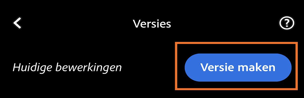 Versies maken