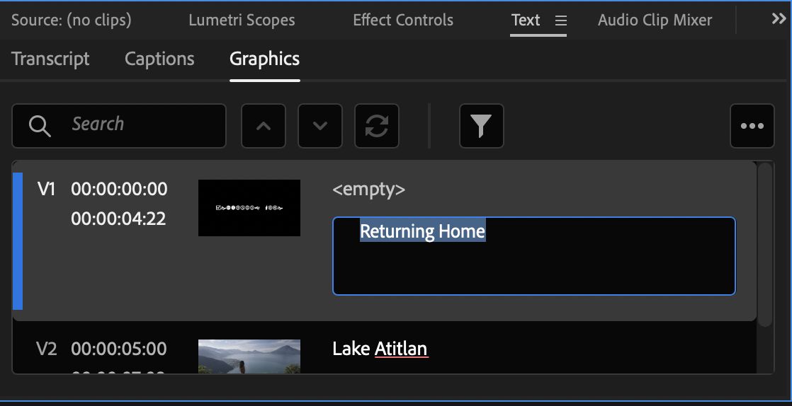 Filtrar gráficos por faixa