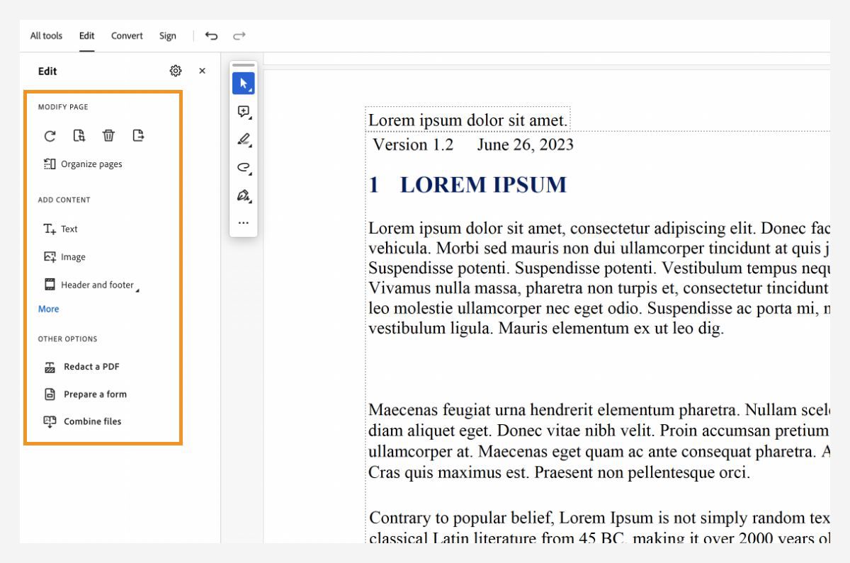 Редактирование и форматирование текста в файлах PDF с помощью Adobe Acrobat