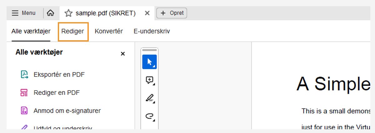 Redigeringsværktøj