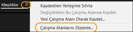 Çalışma Alanlarını Düzenle