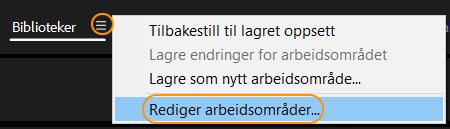 Rediger arbeidsområder