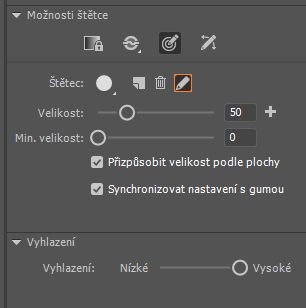 Úprava vlastního štětce
