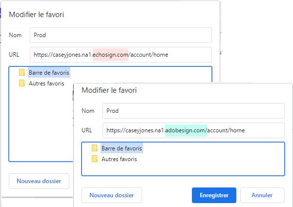 Modification de votre cookie