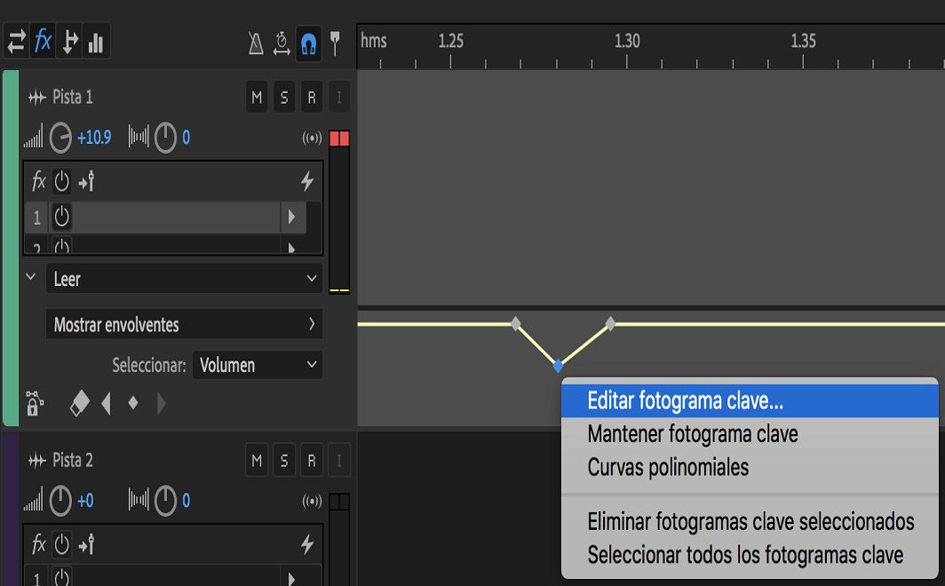 Editar fotograma clave