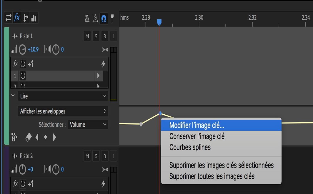 Modifier l’image clé