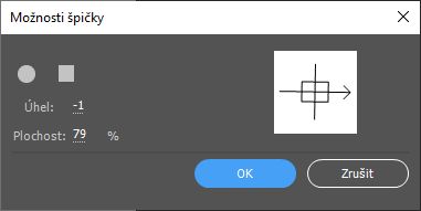 Úprava možností špičky