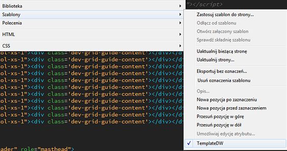 Znajdowanie regionów edytowalnych