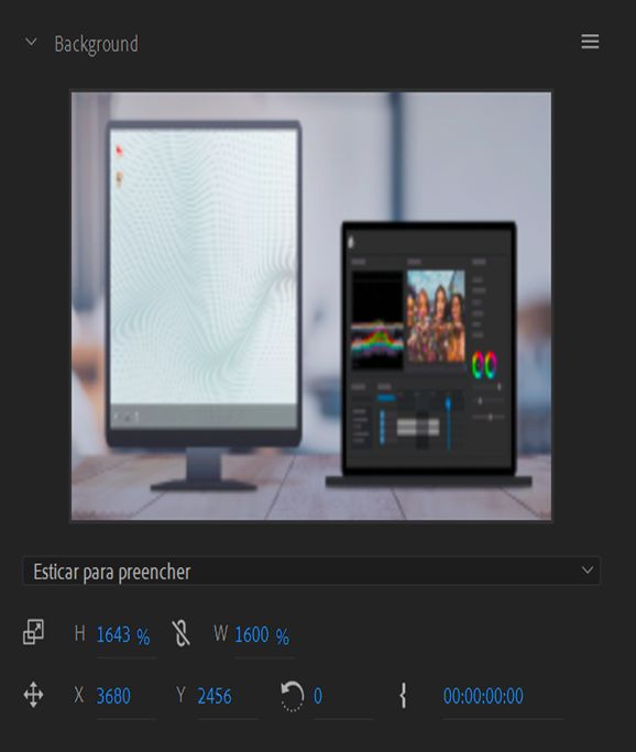 Edição de propriedades de mídia