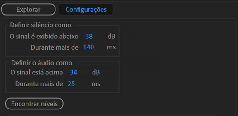 Editar parâmetros de efeito