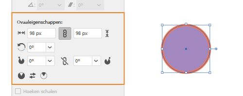 Eigenschappen van actieve vormen | Ovaal