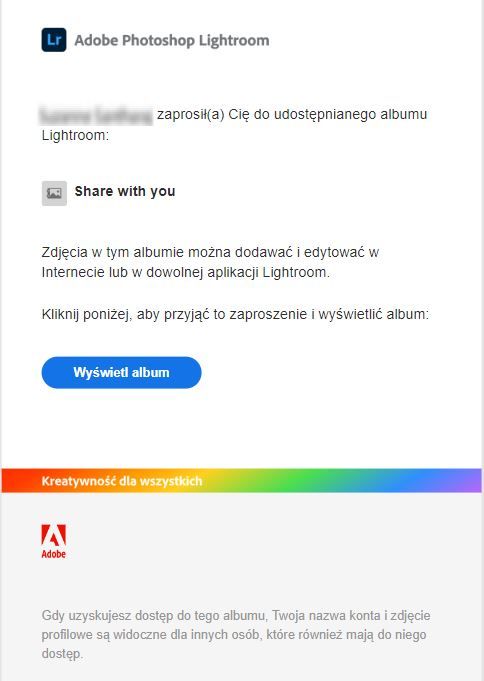 Wysyłanie zaproszenie pocztą e-mail 