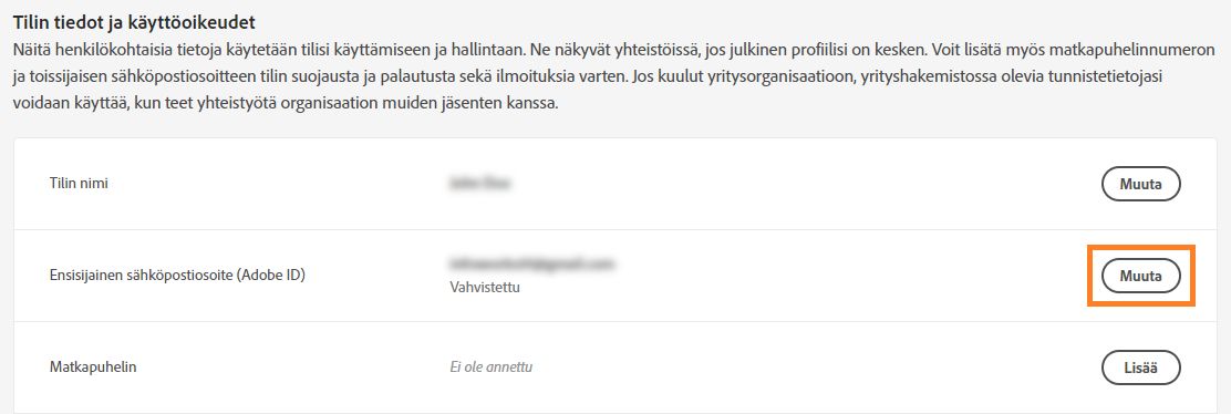 VaihdaSähköpostiosoite