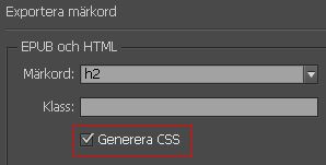 Alternativet Generera CSS