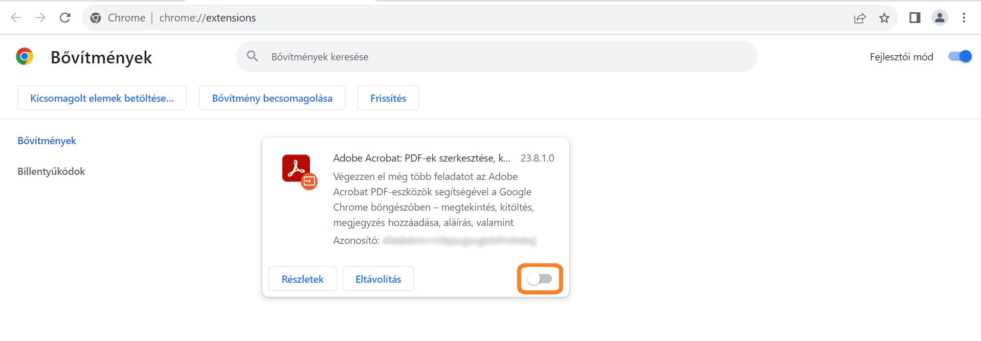 Adobe Acrobat – PDF létrehozása bővítmény