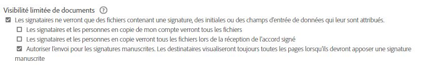 LDV pour signature manuscrite