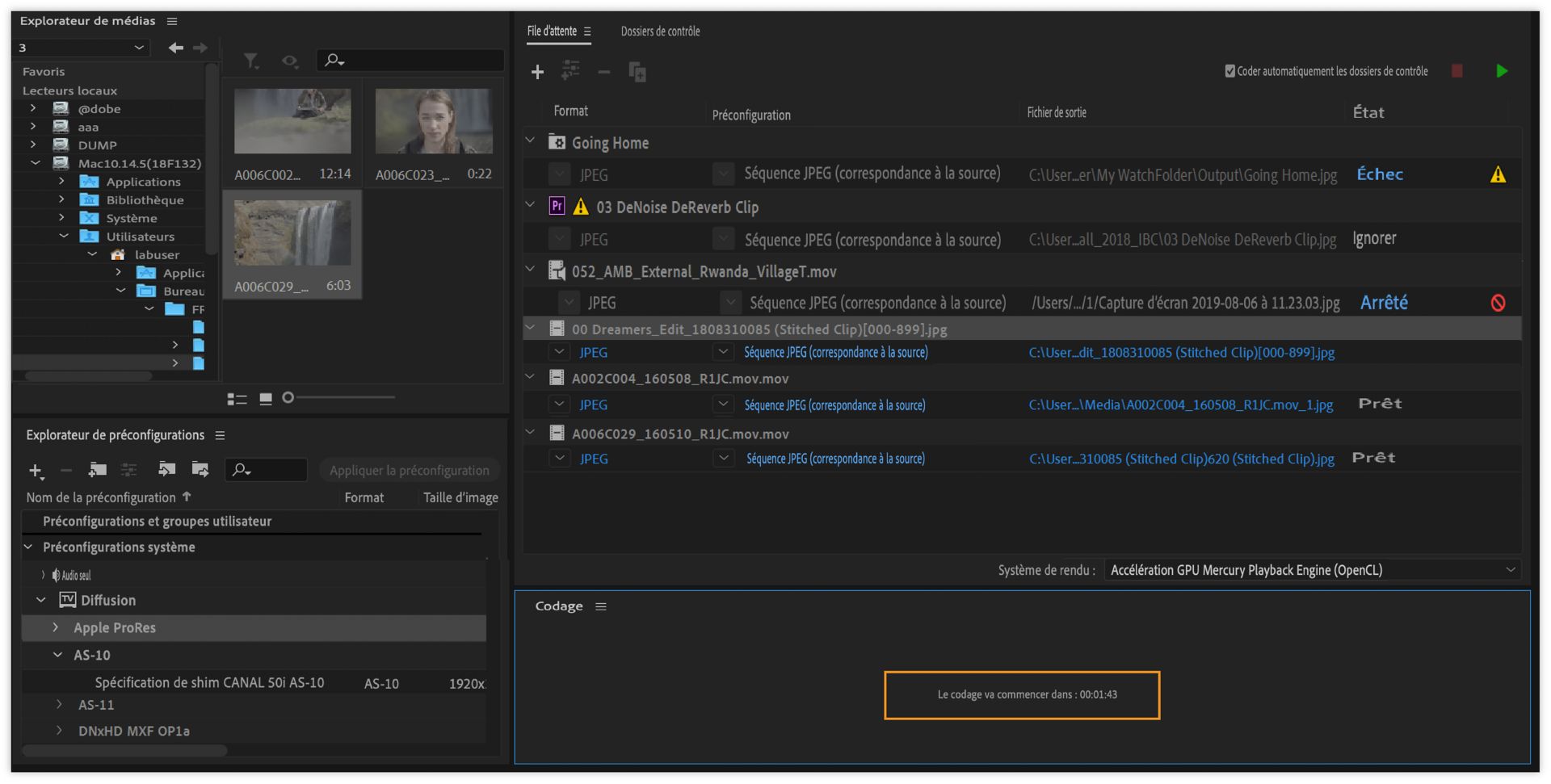 Compte à rebours de codage