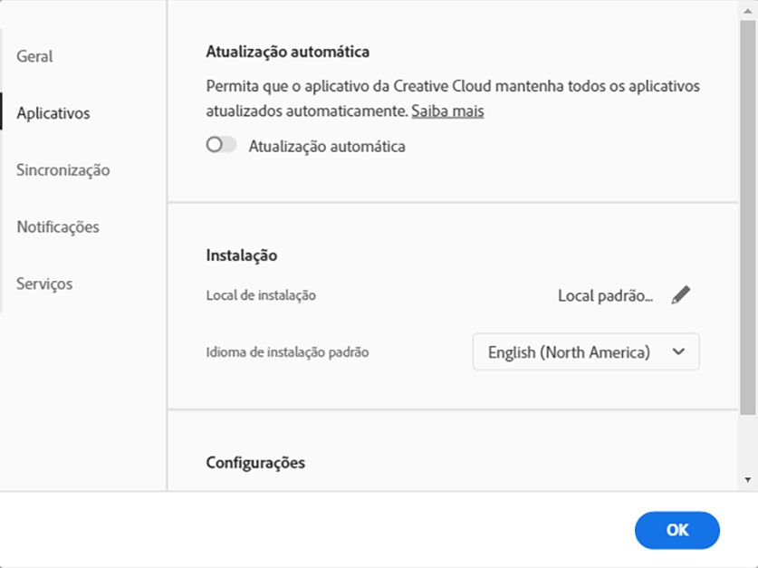 Aplicativos de atualização automática