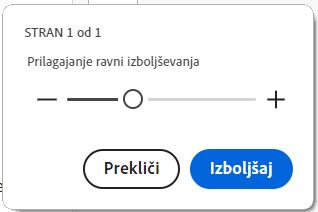 Uporabite Acrobat Reader za namizne naprave in izboljšajte fotografije, zajete s fotoaparatom mobilne naprave.