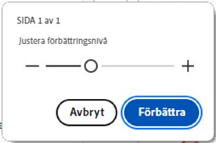 Använd Acrobat Reader Desktop för att förbättra foton som tagits med mobilkameran.