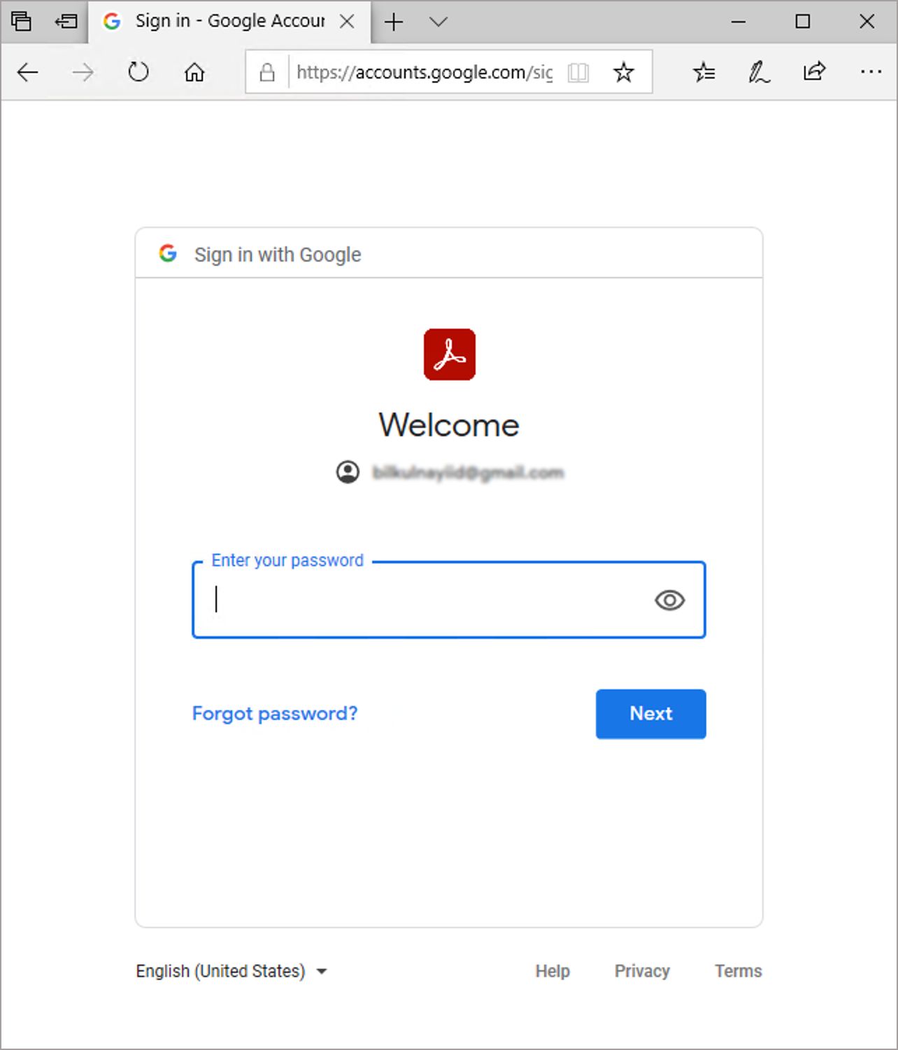 כניסה עם חשבון Google