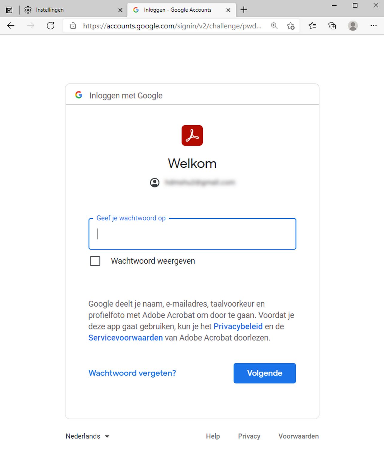 Aanmelden met uw Google-account