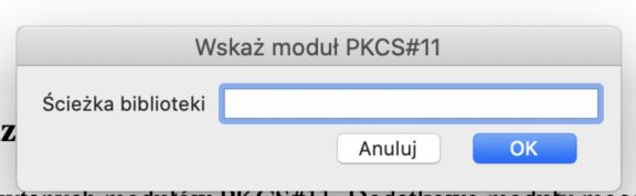 Wprowadź ścieżkę biblioteki