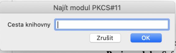 Zadejte cestu knihovny