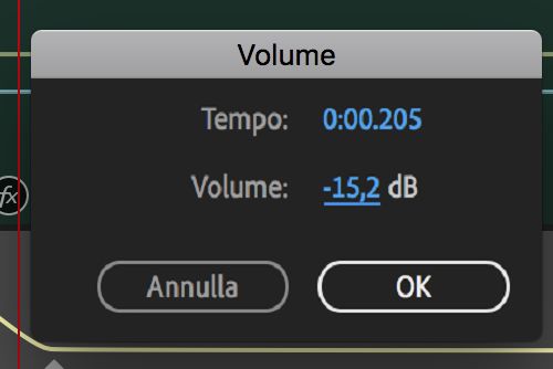 Immettere i valori dei parametri